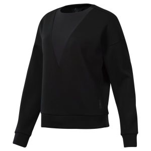 Reebok Training Supply Crew Sweatshirt Damen - Schwarz - DE 589-KAX